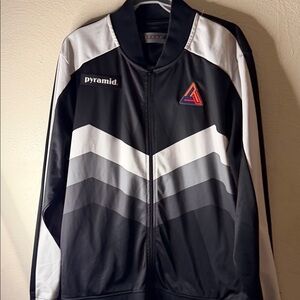 Black Pyramid Black and White Jacket